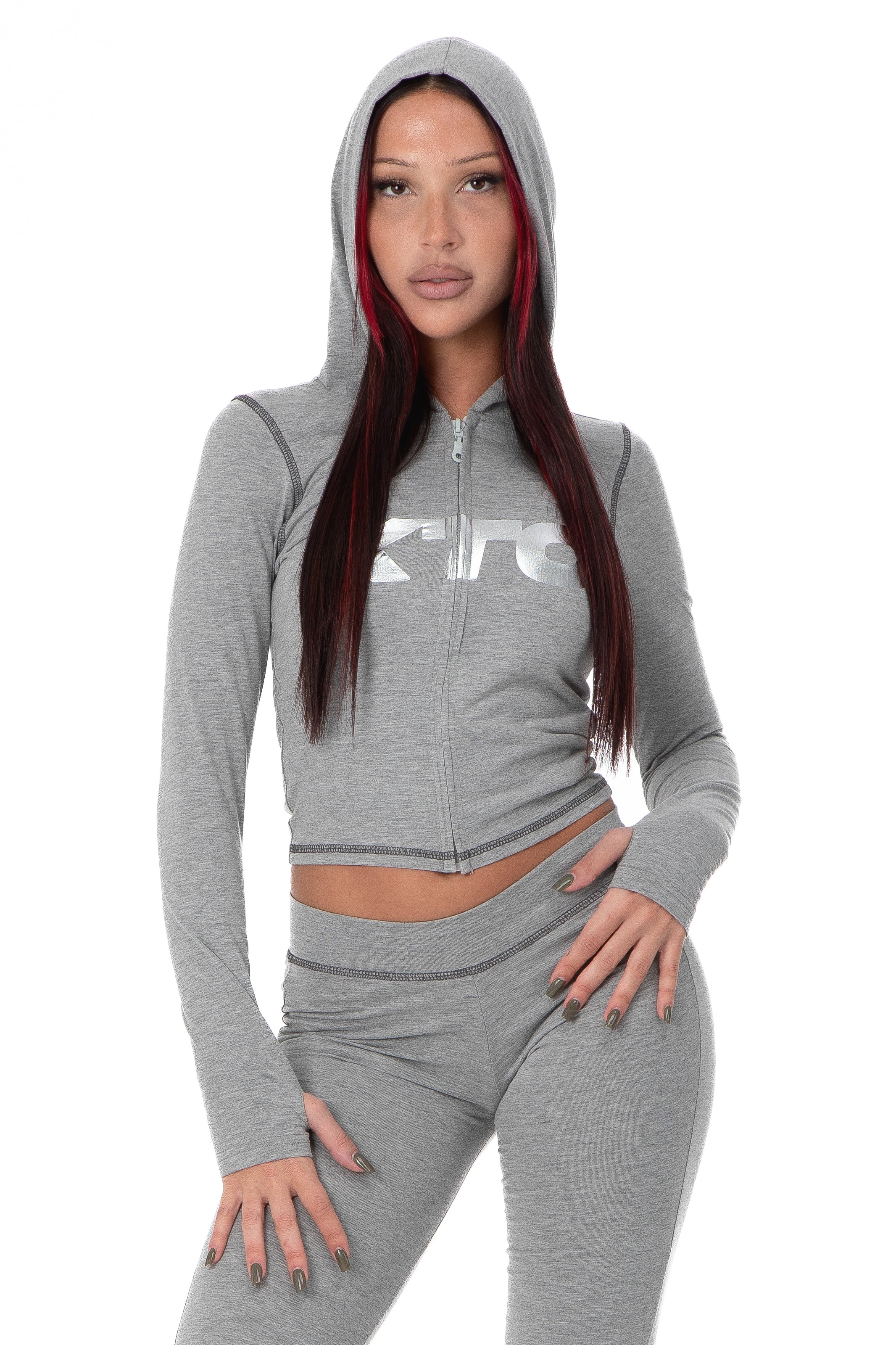 Paris Hoodie Grey